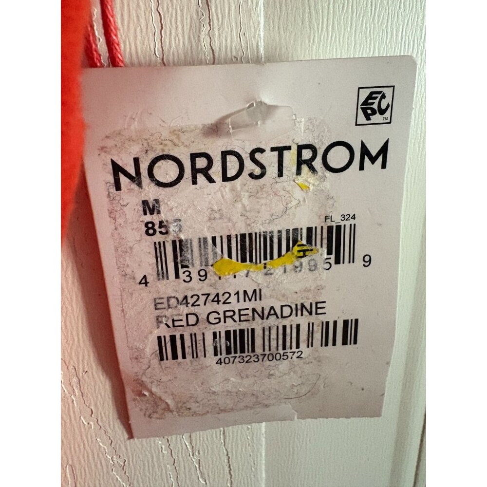 NWT New Nordstrom Open Edit Womens Red Grenadine Sleeveless Tank Dress M - Picture 10 of 12